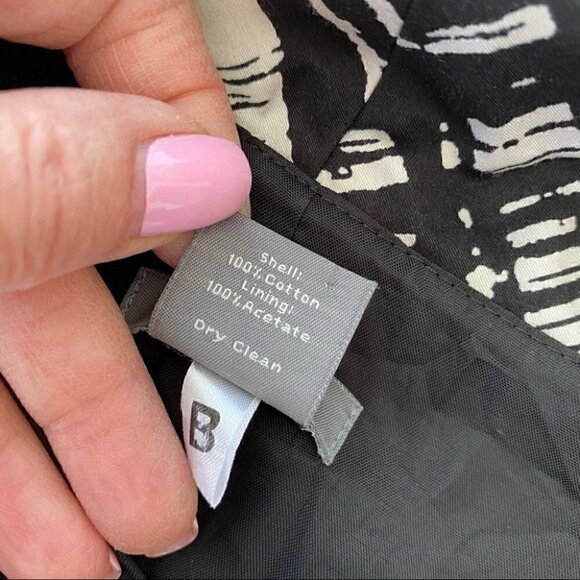 Ann Taylor mini dress, sleeveless with a round collar, ๐ฏ cotton, petite size - Picture 9 of 9